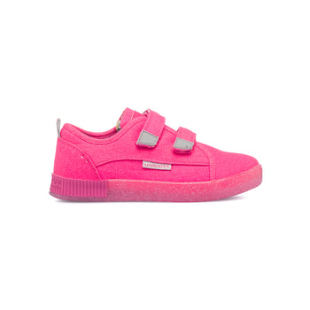 Sneakers fucsia da bambina in tela con glitter nella suola Lumberjack Forky, Scarpe Bambini, SKU k232000334, Immagine 0